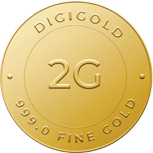 2 Gram Gold Coin 24k (99.9%)