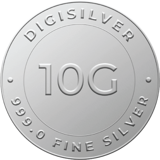10 Gram Silver Coin 24k (99.9%)
